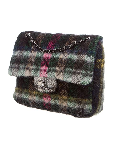 chanel tartan fabric|Chanel bag fabric.